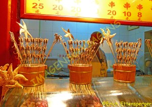 Churrasquinho de escorpião