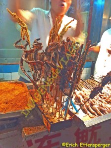 Churrasquinho de serpentes