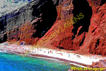 Praia Vermelha em Mikonos