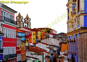 Casario do centro histórico de Salvador/Häuser im historischen Zentrum Salvador/Houses in the historical center of Salvador