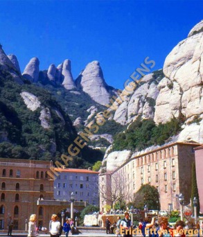 Mosteiro de Montserrat, próximo à cidade de Barcelona, Espanha