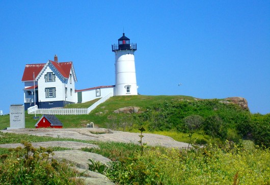 Região costeira e seus faróis. York/ME/Coastal region and lighthouse/York / ME Küstenregion und Leuchtturm. York /ME/ 
