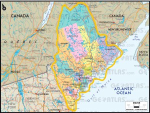 maine mapa