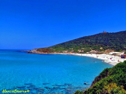 Praia da zona de L'Ile Rousse / Strand von L'Ile Rousse / beach area of L'Ile Rousse