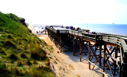 O "calçadão" da praia