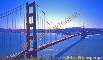 Famosa ponte em São Francisco