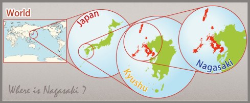 Location of Nagasaki. Source: http://visit-nagasaki.com/AboutNagasaki/