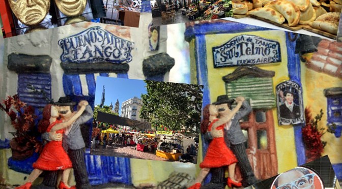 A Feira de San Telmo em Buenos Aires/Der Markt San Telmo in Buenos Aires/The market San Telmo in Buenos Aires