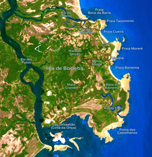 Fonte/Quelle/Source: https://www.ilhaboipeba.org.br/boipeba.html